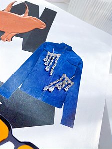 BRINCO EAR CUFF FRANJA DIAMOND DALILA