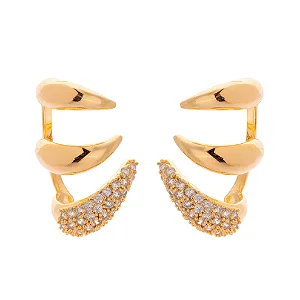BRINCO EAR CUFF MIX GOLD MARAISA