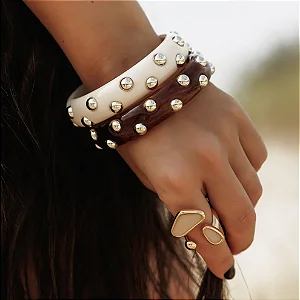 PULSEIRA ACRILICO MARROM ANDREZA