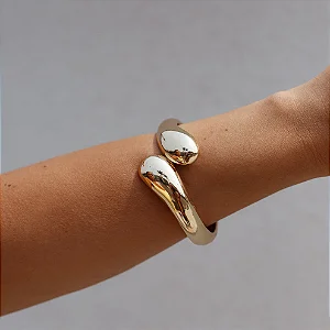 BRACELETE MADALENA GOTAS GOLD