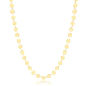 Colar Longo Medalhas Dourado