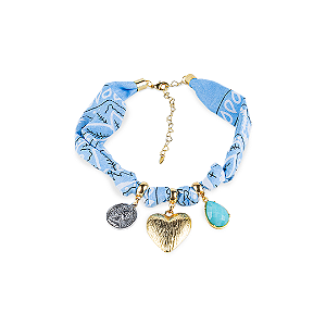 COLAR BANDANA AZUL CAROL