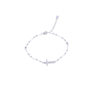 PULSEIRA CRUZ PRATA