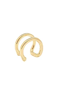 Piercing Fake Duplo Básico com Banho em Ouro 18k