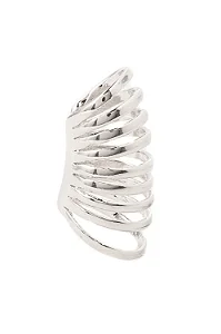 Piercing Fake Mini Gladiador com Banho em Ródio Branco