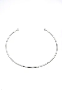 Gargantilha Reflexo com Banho em Ródio Branco