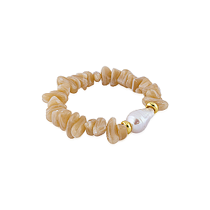 PULSEIRA RESINA E PEROLA