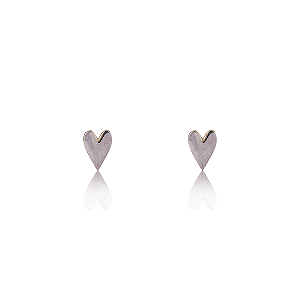 BRINCO CORAÇÃO LISO PRATA