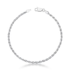 PULSEIRA MASCULINA CORDÃO BAIANO PRATA 925