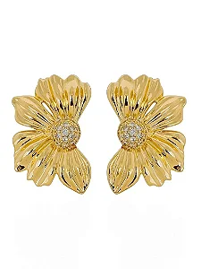 Brinco Flor Detalhada