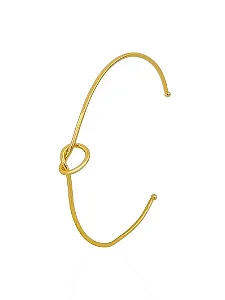 Bracelete Aro Liso Design Nó