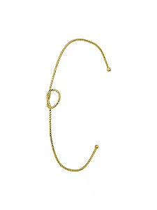 Bracelete Aro Texturizado Design Nó