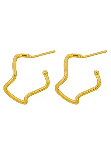 Brinco Fio Ondulado
