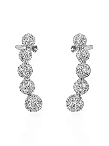 Brinco Ear Cuff Circulos Cravejados