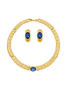 CONJUNTO ARO PEDRA AZUL