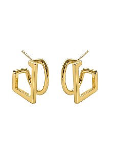 BRINCO ARGOLA ORGANICA GOLD