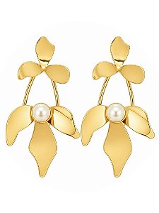 Brinco Flor Alfinete