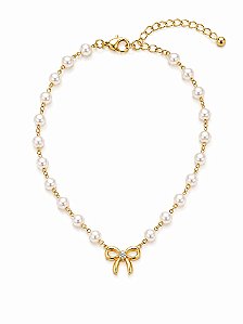 Pulseira Perola Laço