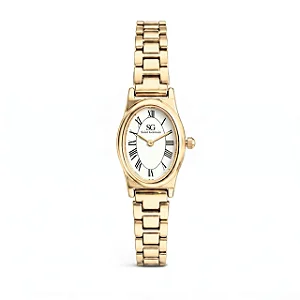 Relógio Feminino Oval Bellevie Dourado