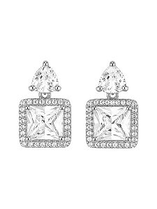 BRINCO QUADRADO CRAVEJADO