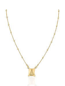 CHOKER MINI ESFERAS NOSSA SENHORA
