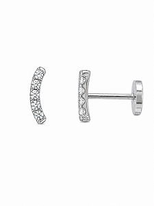 PIERCING DE TITANIO 6 PEDRAS