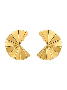 brinco leque gold