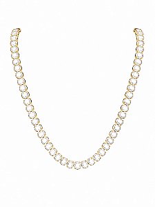 RIVIERA PEDRAS OVAIS- COR CRISTAL GOLD