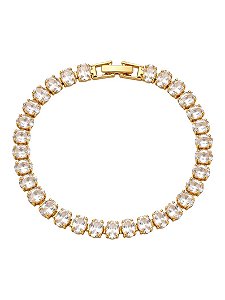 Pulseira riviera ovais cristal