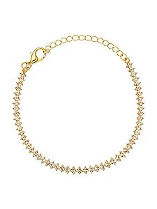 Pulseira riviera cristais