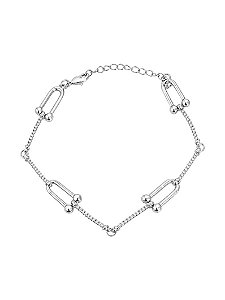 Pulseira elos fios cravejados