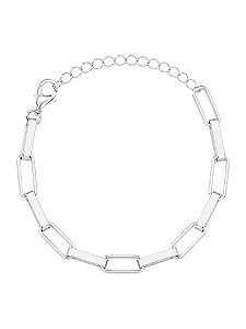 Pulseira elos quadrados