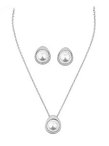 Conjunto perola aço