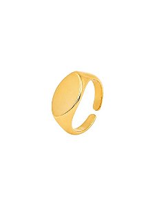 Anel de dedinho Regulavel Design Oval Liso