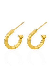 Brinco argola lisa gold