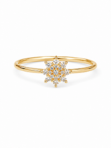 ANEL GOLD FLOR CRAVEJADA