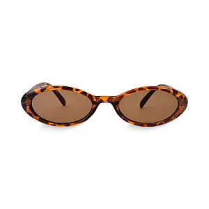 Óculos de Sol Oval Feminino Verona Tortoise Brown