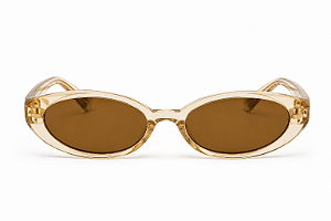 OCULOS OVAL BEGE