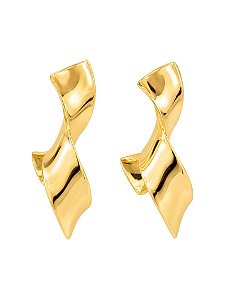 Brinco Forma Curva Gold