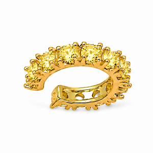 PIERCING CRAVEJADO CITRINO