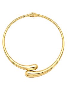 CHOKER ARO GOTA DUPLA GOLD
