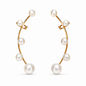 EAR CUFF PEROLAS GOLD