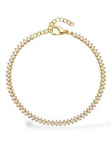 PULSEIRA RIVIERA CRAVEJADA GOLD