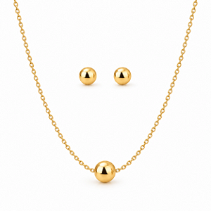Conjunto bolinha gold