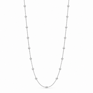 COLAR BOLINHA PRATA 925