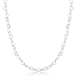 COLAR PRATA 925 MINI CORAÇÕES