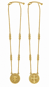 COLAR SÃO BENTO GOLD