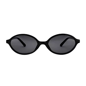 Óculos de Sol Oval Feminino Siena Preto