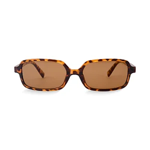 Óculos de Sol Retangular Ibiza Tortoise Brown