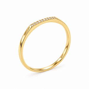 Anel Gold Cravejado